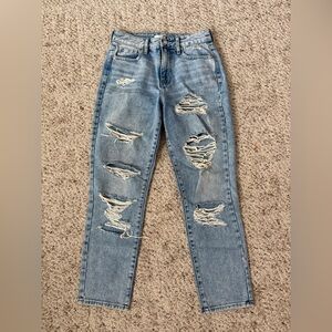 PacSun Light Blue Distressed Skinny Jeans